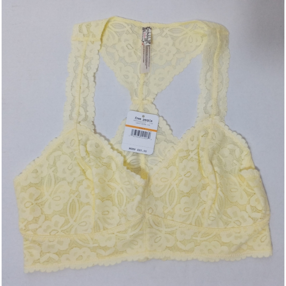 Free People Galloon Lace Racerback Bralette - Picture 3 of 6